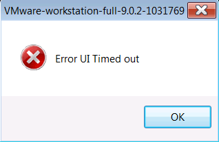 Error UI Timed out